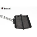 cast iron square grill pan